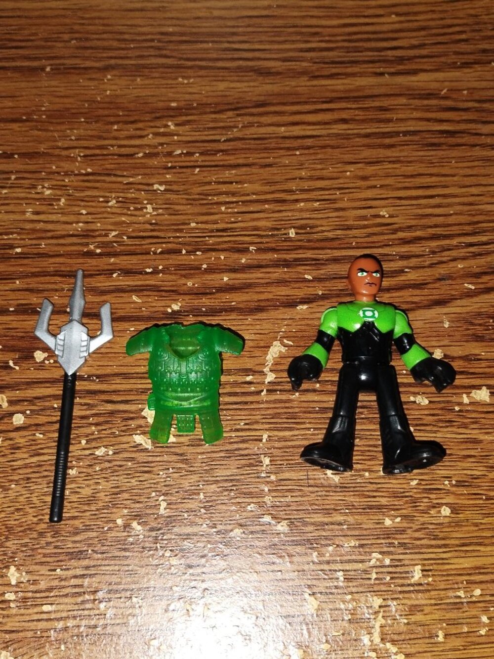 Imaginext DC Super Friends John Stewart Green Lantern Mini Figure Toy (2018)